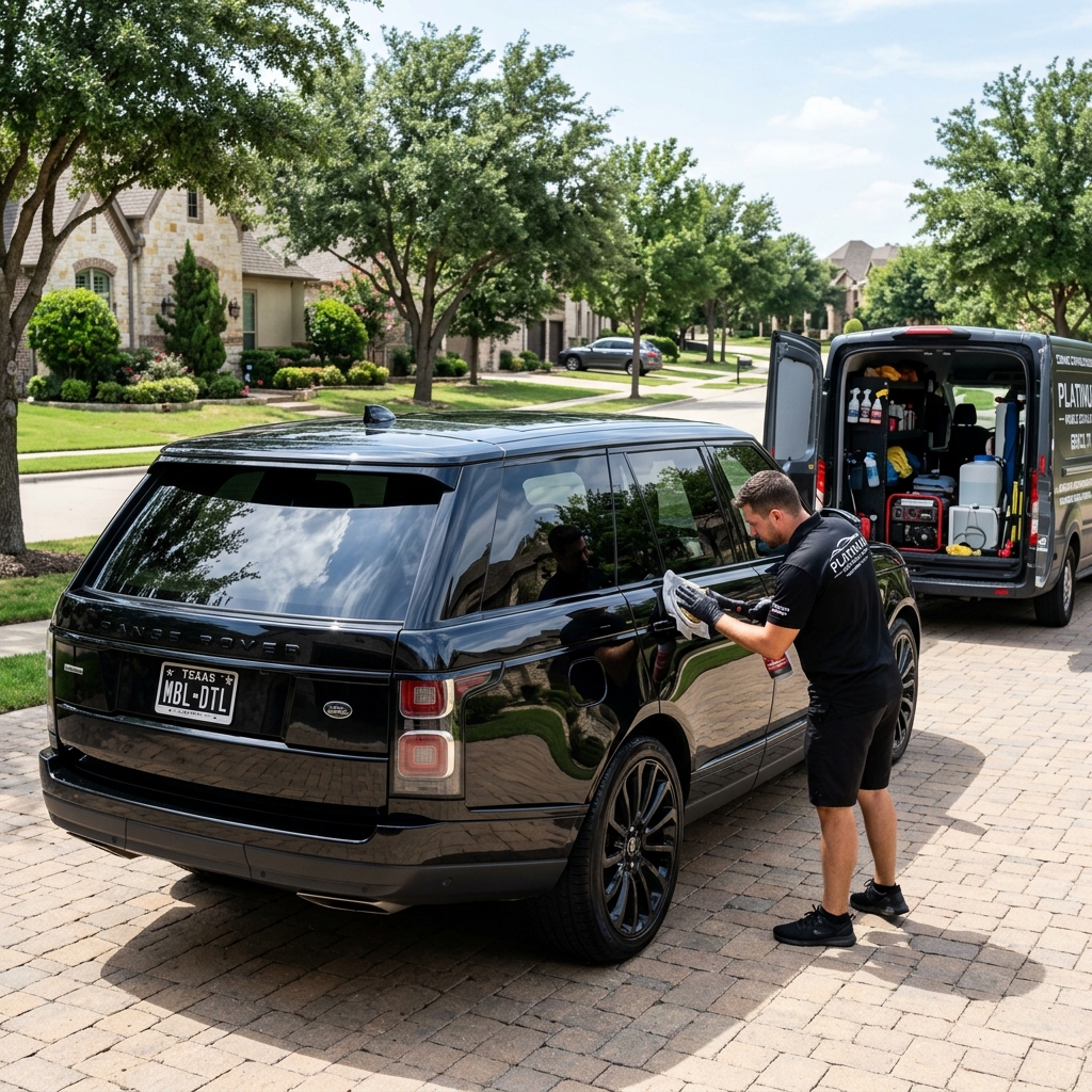 Professional mobile car detailing in Frisco TX